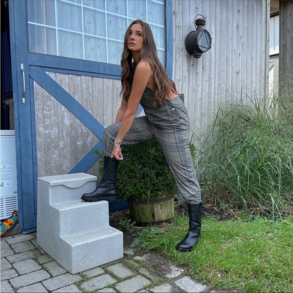 Weworewhat Basic Plaid Overalls - Only Worn Once!… - image 2